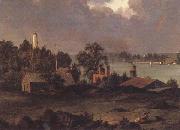 Frederic E.Church View of Hartford painting